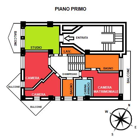 PLANIMETRIA PIANO PRIMO